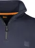 Hugo Boss Pullover Stehkragen dunkelblau einfarbig Produktbild-Vorschau 21