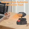 Mini-Akku Heizlüfter mit Kippschutz, Wiederaufladbare Produktbild-Vorschau 4