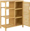 Badezimmerschrank Vetlanda Bambus 87x66x33 cm Badkommode Produktbild-Vorschau 4