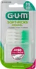 A retail package of G.U.M Soft-Picks Original interdental brushes. Voir les images du produit