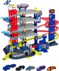 Majorette Super Chase Centre + 5 Autos Produktbild-Vorschau 1