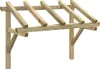 vidaXL Dveřní stříška 150x100x100 cm z masivního Náhled obrázku produktu 1