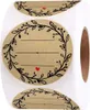 25 mm Kranz-Design zum Beschreiben (500 Etiketten pro Produktbild-Vorschau 1