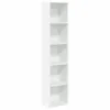 vidaXL Bücherregal Weiß 40x30x189 cm Holzwerkstoff Produktbild-Vorschau 2