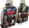 Two car seat organizers filled with various items for children. Produktbild-Vorschau