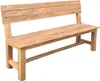 Inko Teak Bank Abacus Recycling Teak mit Rückenteil Produktbild-Vorschau 1