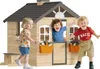 Domek zabaw Outsunny dla dzieci, drewniany domek dla dzieci Podgląd zdjęcia produktu 1