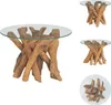 vidaXL Couchtisch Teak Massiv 60 cm -  Couchtische Produktbild-Vorschau 1