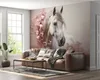 DECO WALLS fototapeta do detskej izby kôň a kvety - Náhľad obrázku produktu 1