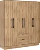 Kleiderschrank mit 6 Türen & 2 Schubladen - B 162 cm - Produktbild-Vorschau 1