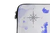 MuchoWow® Laptop Hülle 13 Zoll Karte - Lila - Europa Produktbild-Vorschau 3