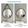 Heilmetz lustro ścienne 80cm okrągłe lustro z czarnym Podgląd zdjęcia produktu 10