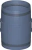 Poloplast POLO-KAL XS, doppio manicotto, DN 75, 1 pz. Anteprima dell’immagine prodotto 1