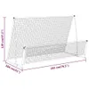 vidaXL Rebounder et but de football 2 en 1 202x104x120 cm Voir les images du produit 6