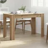 vidaXL Tavolo da pranzo Artisan oak 120x60x76 cm materiale Anteprima dell’immagine prodotto 3