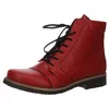 A single red boot on a white background. Produktbild-Vorschau