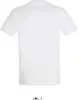 A plain white t-shirt on a white background. Produktbild-Vorschau