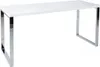 Moderner Schreibtisch WHITE DESK 140cm weiß Hochglanz Produktbild-Vorschau 7
