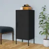 vidaXL Armoire de stockage noire 42,5x35x101,5 cm Acier Voir les images du produit 2