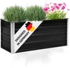 DELUKE® Hochbeet für Garten OSKAR Anthrazit | 100x40x45cm | Produktbild-Vorschau 1
