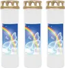 Hrobová sviečka biela 3-pack, doba horenia: 170 hodín ( Náhľad obrázku produktu 1