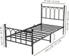 MODFU Metallbett Bettrahmen 90 x 200 mit Produktbild-Vorschau 4