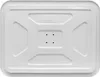 The underside of a white rectangular traffic mirror with a mounting bracket. Podgląd zdjęcia produktu