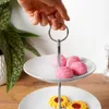 Porcelánový stojan na koláče a sušenky se 2 úrovněmi Náhled obrázku produktu 5