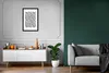 MuchoWow® Gerahmtes Poster Pantherdruck - Grau - Flecken Produktbild-Vorschau 6