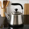 Wasserkessel Edelstahl 4,5L Retro mit Pfeife – Induktion & Produktbild-Vorschau 6