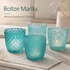 Teelichthalter Marilu Glas lackiert türkis H.7 cm Ø.7 cm Produktbild-Vorschau 9