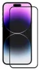 A screen protector for an iPhone 14 Pro Max is shown against a white background. Produktbild-Vorschau