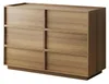 Kommode mit 6 Schubladen 115x48x78cm Holz Eichenfarbe für Produktbild-Vorschau 10