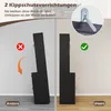 COSTWAY kuchynská skriňa z dreva, bufetová skriňa s 2 Náhľad obrázku produktu 4