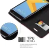 Cadorabo Hülle für HTC ONE M10 Schutz Hülle in Rot Produktbild-Vorschau 4