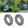 2 STÜCKE 24 m 2,0 mm Rasenmäher-Drahtseilschnur Grau Produktbild-Vorschau 7