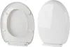 Two views of a white toilet seat on a white background. Náhľad obrázku produktu