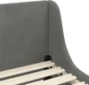 Kinderbettgestell mit Kopfteil Dunkelgrau 70 x 140 cm Samt Produktbild-Vorschau 8