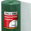 A roll of green wire mesh fencing with a label. Anteprima dell’immagine prodotto