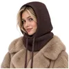 Glimz 28143 Damen-Wintermütze mit Kapuze, 3-in-1, braun Produktbild-Vorschau 1