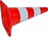 vidaXL Verkehrskegel 10 Stk. Reflektierend Rot und Weiß 50 Produktbild-Vorschau 3