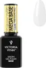 A bottle of Victoria Vynn Mega Base Clear gel nail polish and a swatch of the product. Náhled obrázku produktu