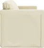 Bodensofa mit Schlaffunktion Creme 112x174x55 cm Kunstleder Produktbild-Vorschau 6