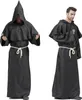 Priester Robe Mönch Kostüm Herren mit Kapuze und Produktbild-Vorschau 1