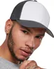 Flexfit Mesh Trucker Trucker Cap mit BW weiß/schwarz S/M Anteprima dell’immagine prodotto 15