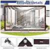 Bâche transparente imperméable 3 x 4 m pour jardin et Voir les images du produit 5