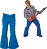Schlaghose Schlag Hose 52 54 L Blau für Herren Produktbild-Vorschau 3