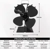 TANYEAR kachelventilator, ovenventilator zonder stroom, Productafbeelding-voorbeeld 2