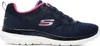 Skechers Bountiful - Percorso rapido - Navy / Hot Pink Anteprima dell’immagine prodotto 14