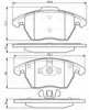Bosch Bremsbelagsatz, Scheibenbremse Vorderachse 0 986 424 Produktbild-Vorschau 5